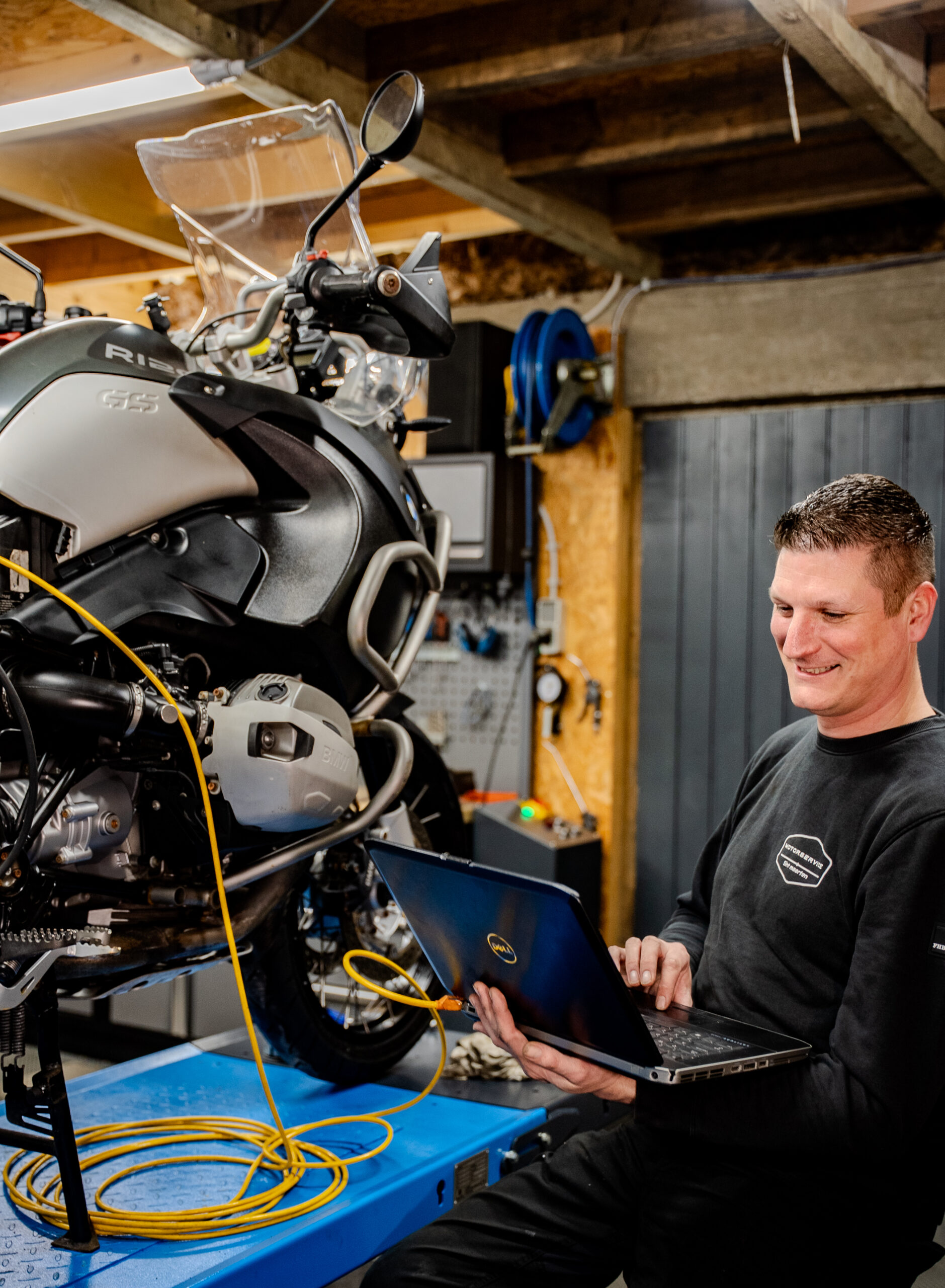 Diagnose motorfiets uitgevoerd door Motorservice Sint Maarten